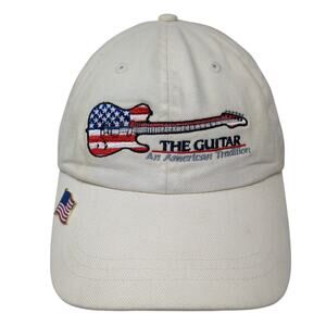 The Guitar An American Tradition Baseball Cap Beige One Size Adjustable 6 Panel
